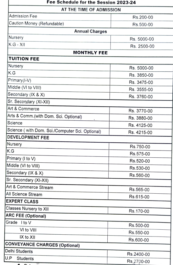 Image 1758175833381 Fee Structure:
